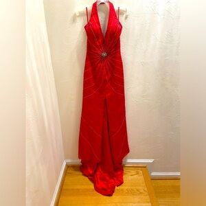 Red prom dress size 6